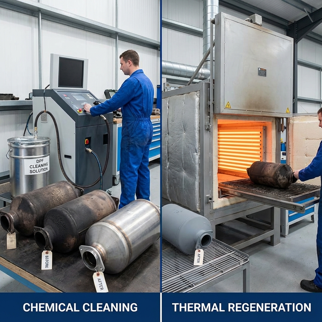 DPF Temizleme Yöntemleri: Kimyasal vs Termal